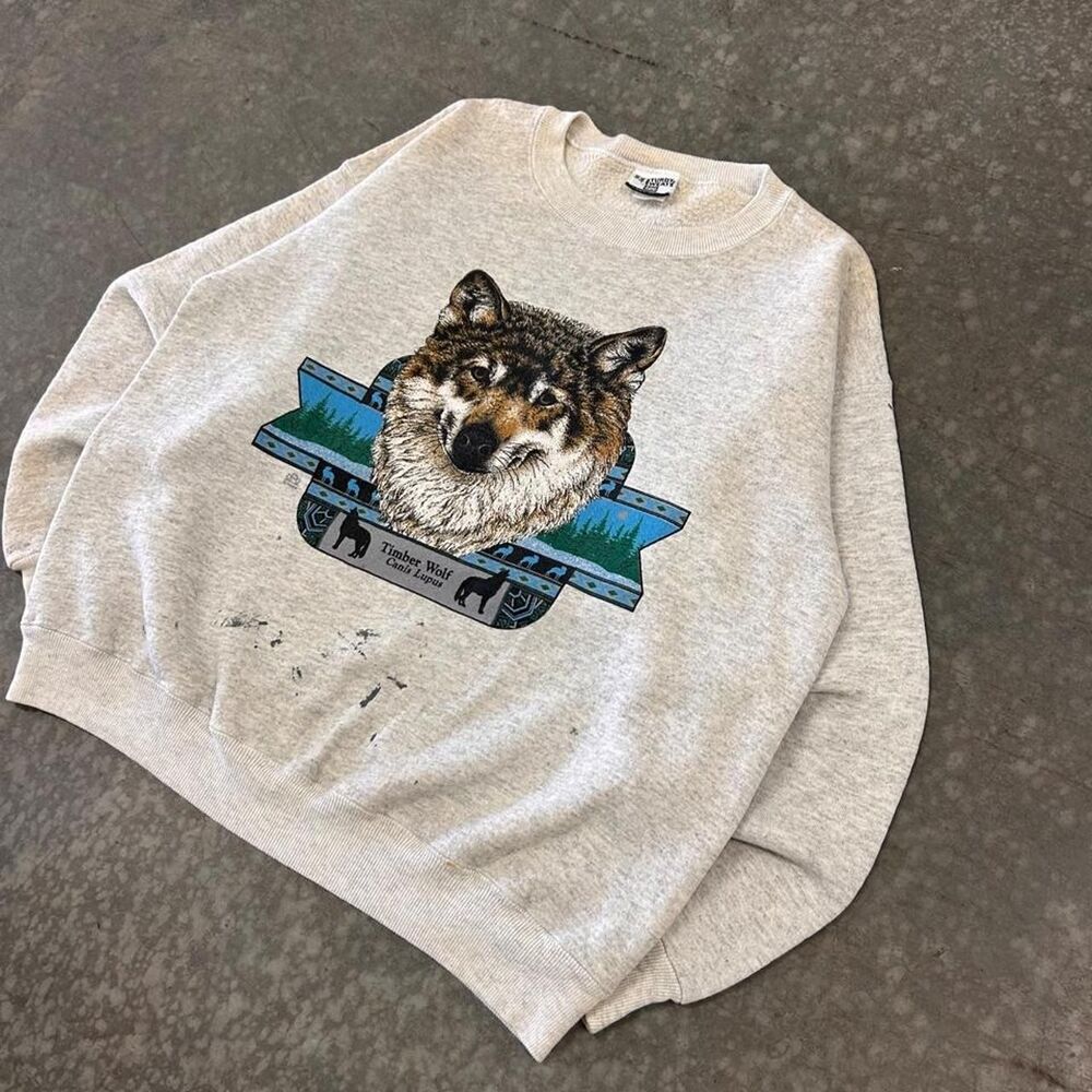 Vintage Wolf Crewneck by Lee